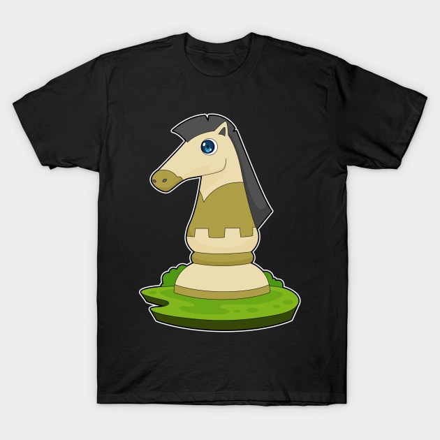 Chess piece Knight Chess T-Shirt by Markus Schnabel